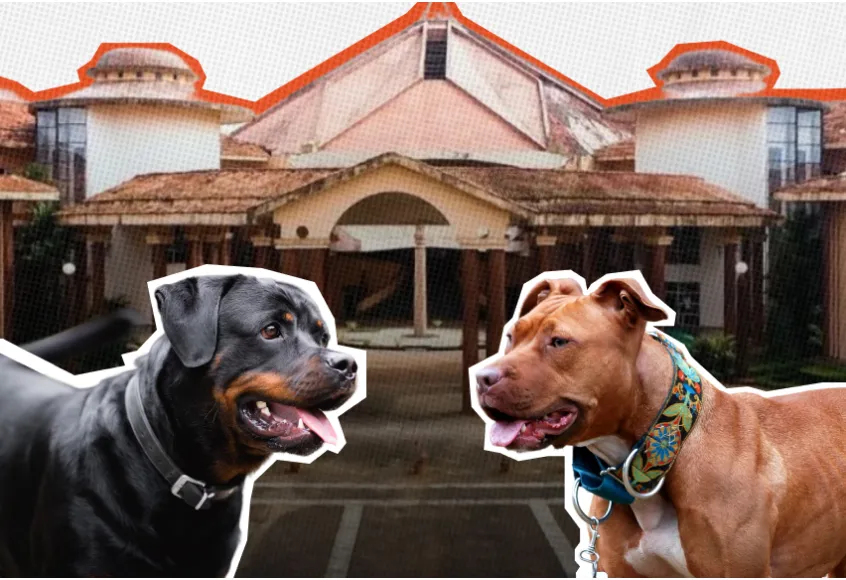 Goa assembly Image with Rottie and Pitte